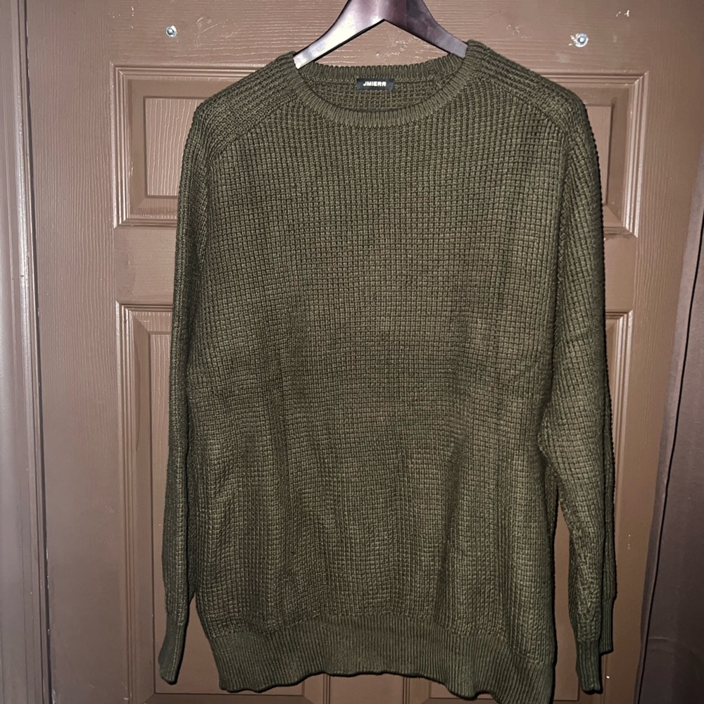 JMIERR Waffle Knit Pullover XL